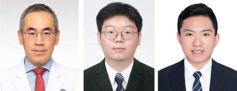 (좌측부터)연세대 강남세브란스병원 임재열 교수, 이비인후과학교실 윤여준ㆍ김동현 연구교수. (사진=강남세브란스병원 제공)