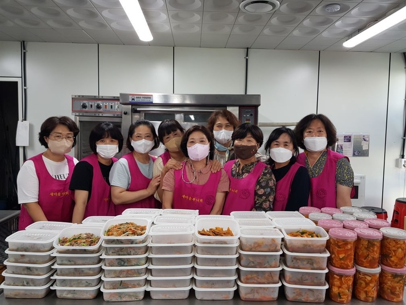 처인구 역북동 새마을부녀회. (사진=용인특례시 제공)
