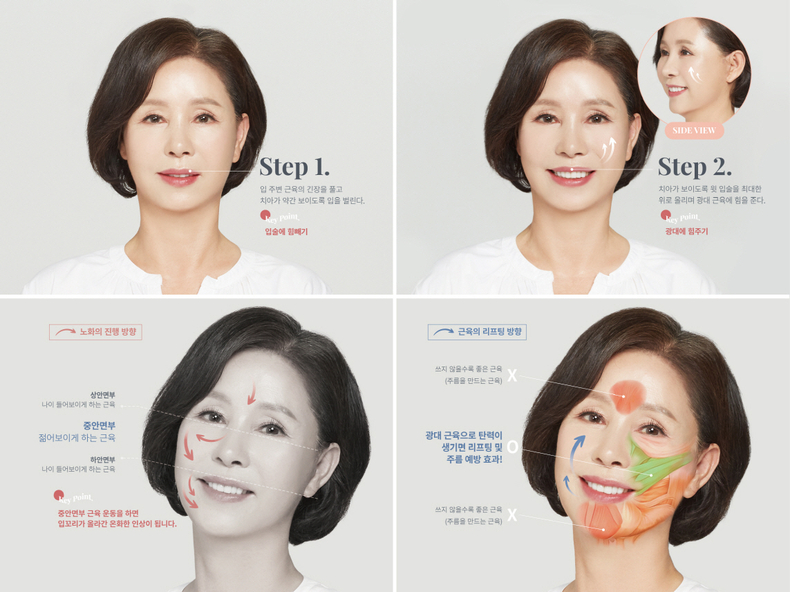 동안 운동법. (사진=바노바기성형외과 제공)