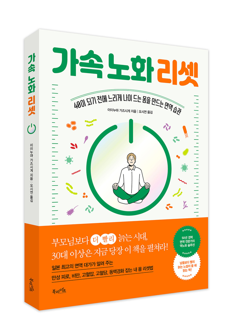 ‘가속 노화 리셋’ 표지. (사진=북라이프 제공)